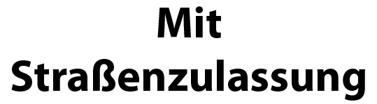 e-Scooter mit Straßenzulassung