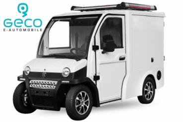 EEC Elektroauto Geco Travel XC Koffer 4kW inkl. Batterien Straßenzulassung Kofferaufbau