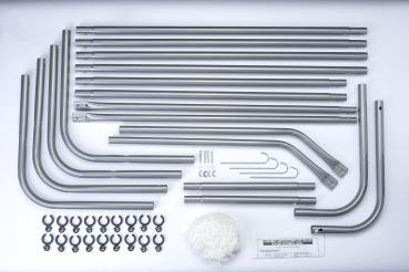 CHARLSTEN FUSSBALLTOR 78X56X45cm - 2er Set