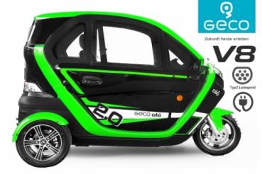 EEC Elektroauto Geco Ole 3000 V8 2kW inkl. 72V 60AH Batterien Straßenzulassung EEC